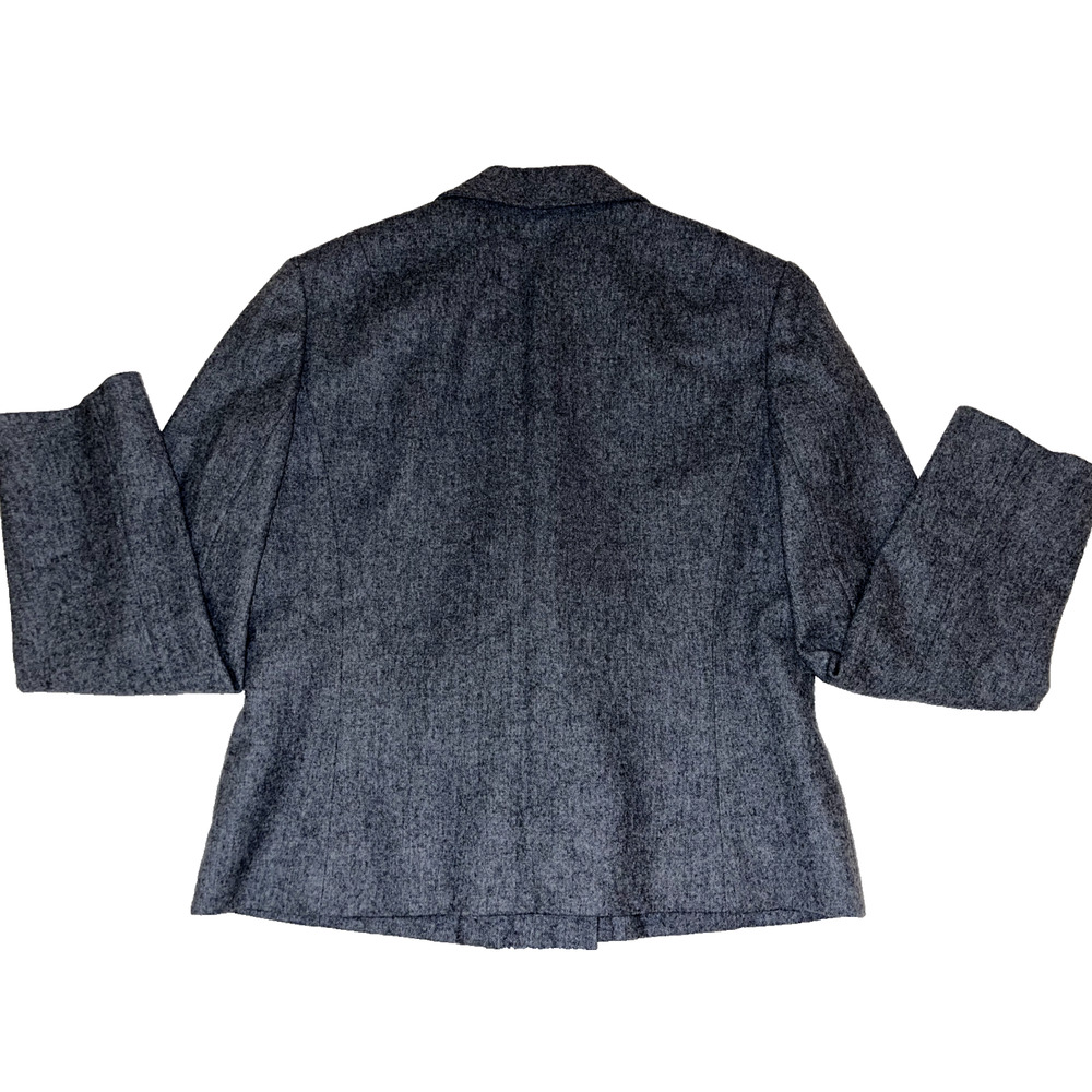 Pendleton Jacket Pure Virgin Wool Gray Double Bre… - image 2